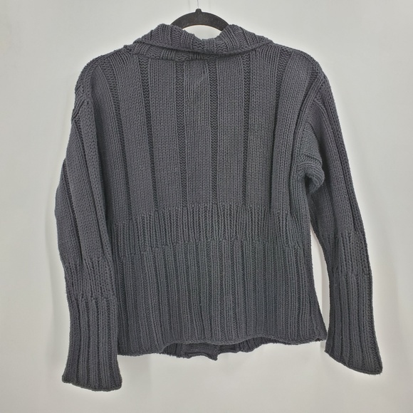 Pure Handknit Women's Cardigan Chunky Knit Sweater - Picture 2 of 7